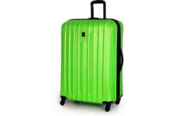 IT Luggage Extra Large 4 Wheel Expander Trolley Case - Lime